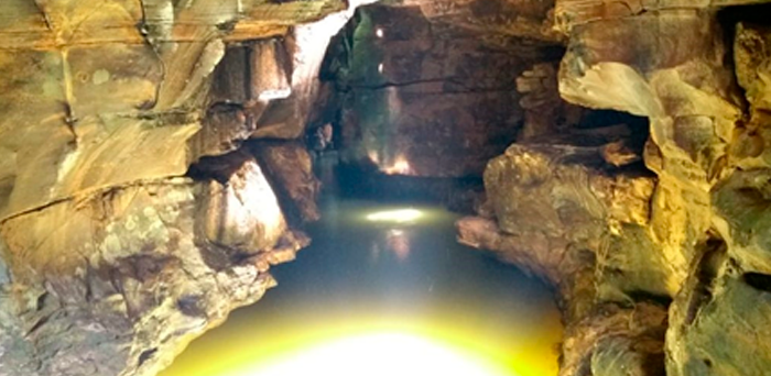 Itararé possui cavernas de beleza única.
