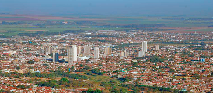 Vista aérea de Sertãozinho