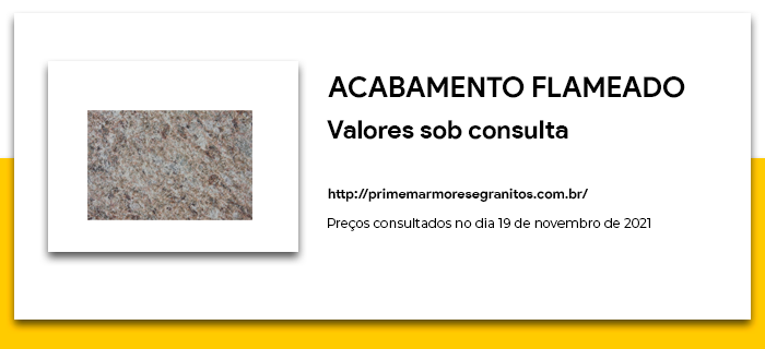 Acabamento flameado