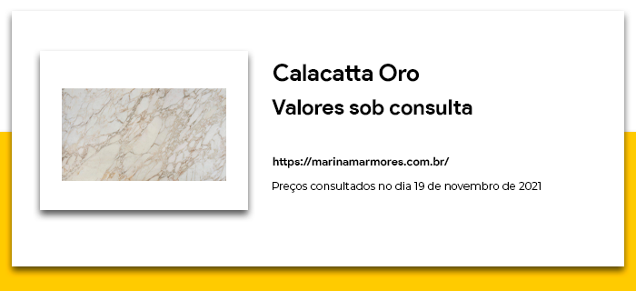 Mármore Calacatta Oro