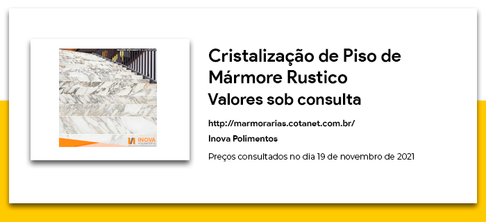 Acabamento cristalizado
