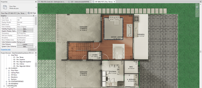 Imagem: projeto da InstaCasa feito em BIM