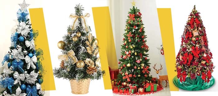 Árvore de natal enfeitada