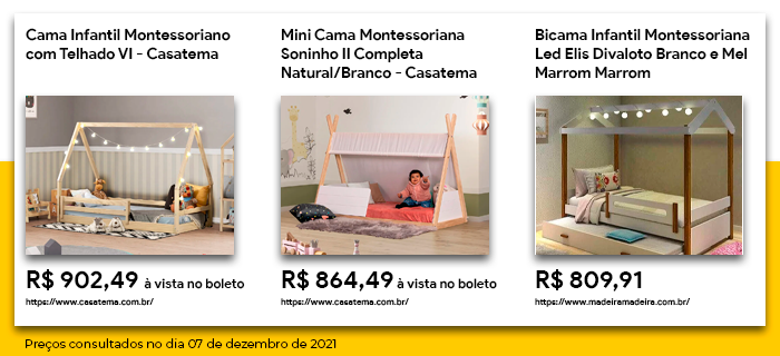 Cama montessoriana