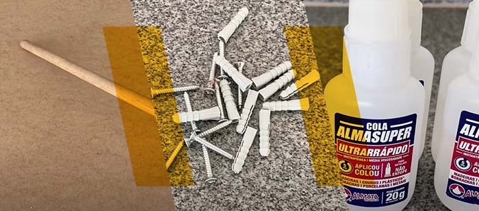 Materiais para fazer a cabeceira ripada