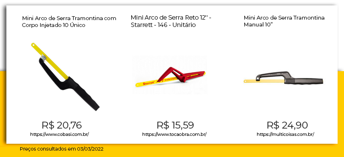 Mini arco de serra