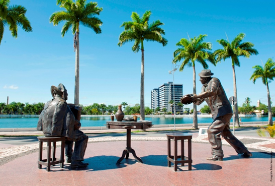 Monumento Farra de Bodega, em Campina Grande
