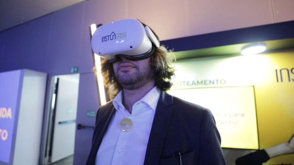 A Realidade Virtual é uma das tecnologias utilizadas pela InstaCasa para acelerar a venda de lotes